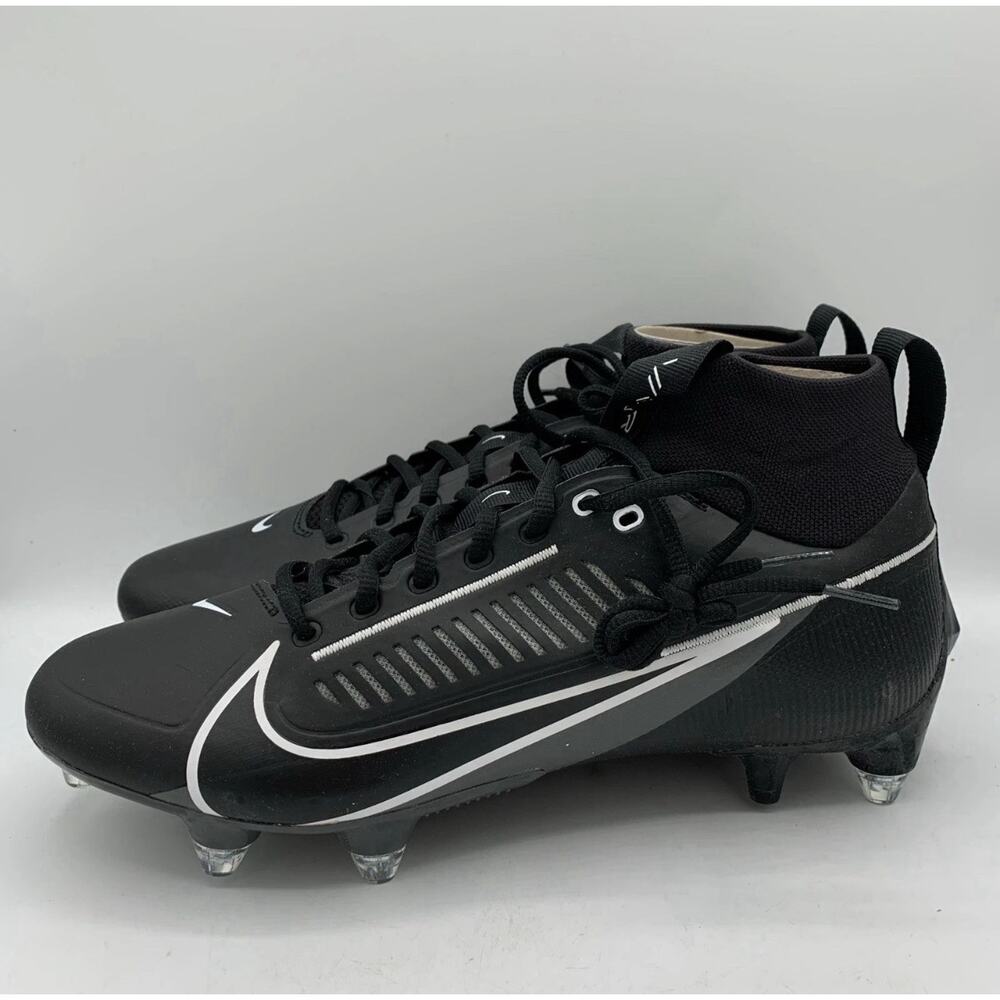 Nike Vapor Edge Pro 360 2 Detachable Football Cleats Men Size 13 US Black Grey